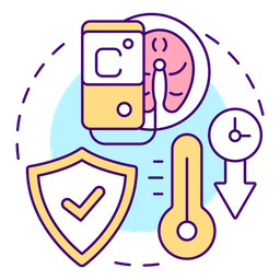 Check food temperatures  Icon