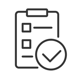 Checklist with checkmarks  Icon