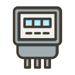 Medidor elétrico  Ícone