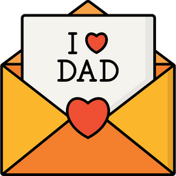 Dad Letter  Icon