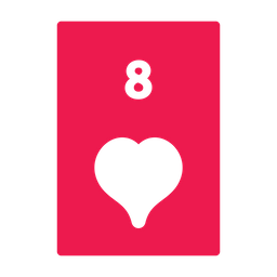 Eight Of Hearts  Icon