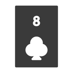 Eight Of Clubs  Icon