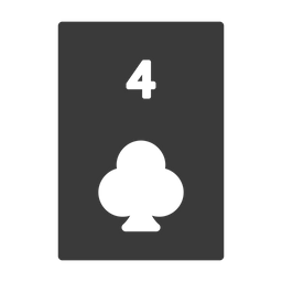 Four Of Clubs  Icon