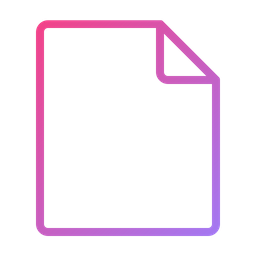 Blank File  Icon