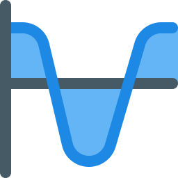 Cosine wave  Icon