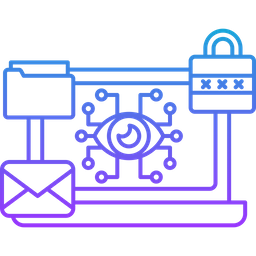 Cyber Monitoring  Icon