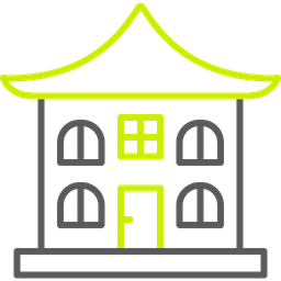 Asian temple  Icon