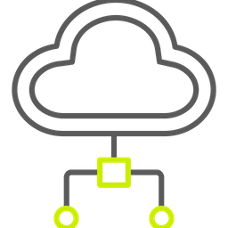 클라우드 컴퓨팅  아이콘
