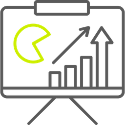 Bar analytics  Icon