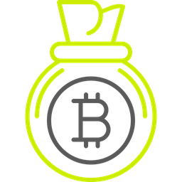 Bitcoin bag  Icon