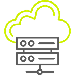 Cloud storage  Icon