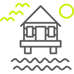 Beach villa  Icon