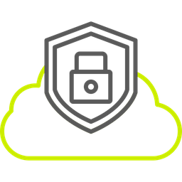 Cloud security  Icon