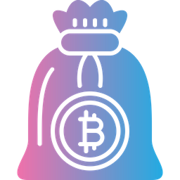 - bitcoin bag  Icon