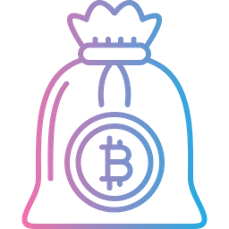 - bitcoin bag  Icon