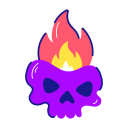 Burning Skull  Icon