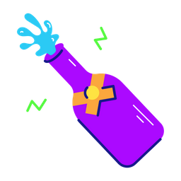 Champagne Bottle  Icon