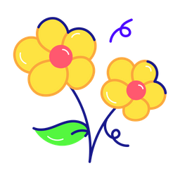 Blooming Flowers  Icon