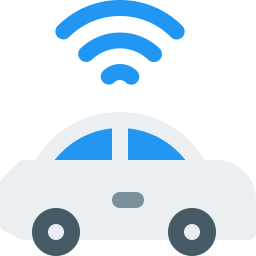 Autonomous Car  Icon