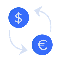 Troca de dinheiro  Ícone
