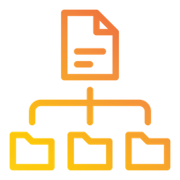 Organização de dados  Ícone