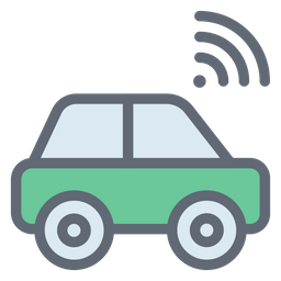 Autonomous Car  Icon