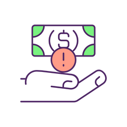 Financial problem  Icon