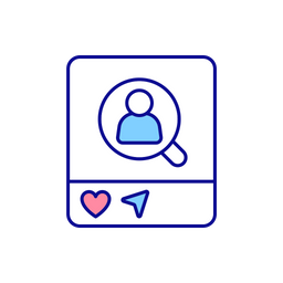 Social media profile  Icon