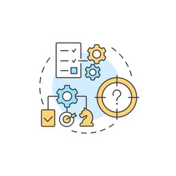 Determine financial and market logistics  Icon