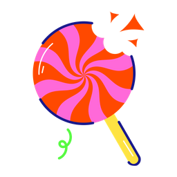 Lollipop Bite Sweet Lollipop Sugar Lollipop Icon