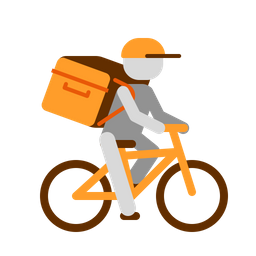 Bike Delivery  Icon