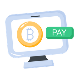 Pago bitcoin  Icono