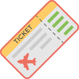 Aeroplane Ticket  Icon