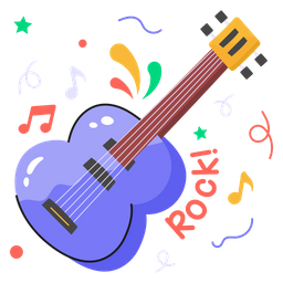 Guitar Music Entertainment Icon