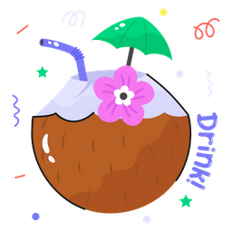 Coconut Water  Icon