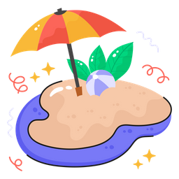 Beach Umbrella  Icon