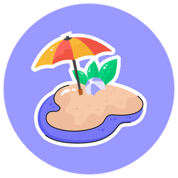 Beach Umbrella  Icon