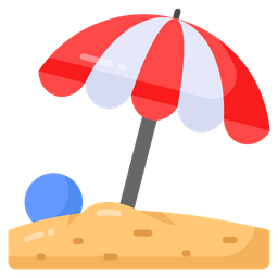 Beach Umbrella  Icon