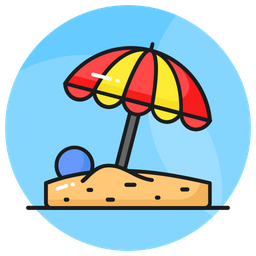 Beach Umbrella  Icon