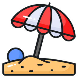 Beach Umbrella  Icon