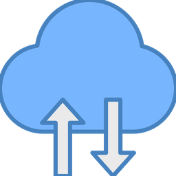 Cloud Data Transfer  Icon