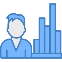 Analytics person  Icon