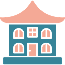 Asian temple  Icon