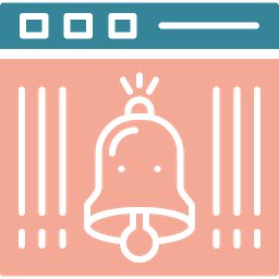 알람 웹사이트  아이콘
