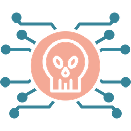 사이버 공격  아이콘