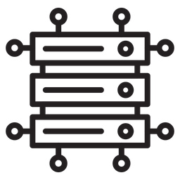 Artificial intelligence database  Icon