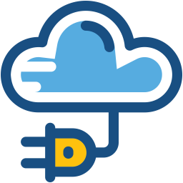 Cloud Plug  Icon