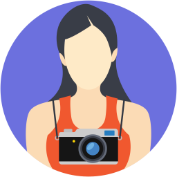 Female Photographer  Icon