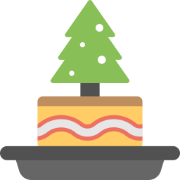 Pastel de Navidad  Icono