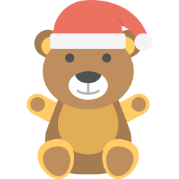 Oso de navidad  Icono